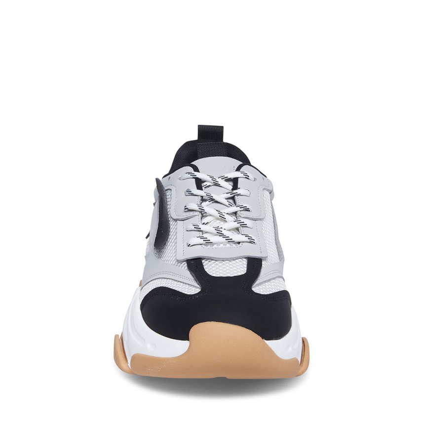 Black / White Steve Madden Possess Men's Sneakers | PH 1026CUH